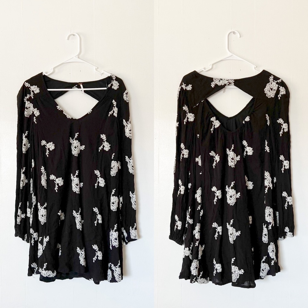 Free People Emma Embroidered Mini Dress - Picture 5 of 9